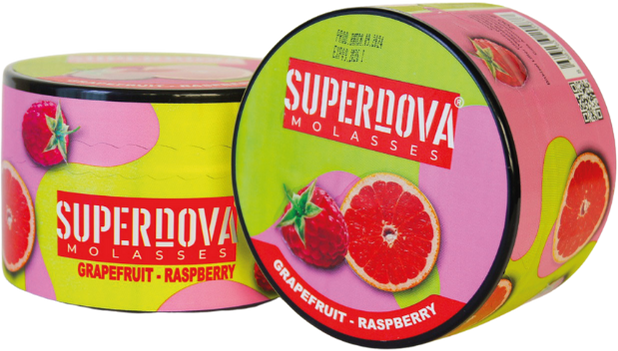 SUPERNOVA MOLASSES GRAPEFRUIT-RASPBERRY 200GR HERBAL