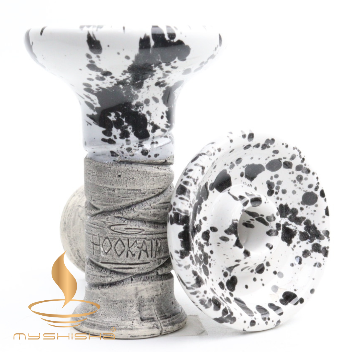 HOOKAIN LITLIP PHUNNEL BEYAZ-SIYAH nargile lüle