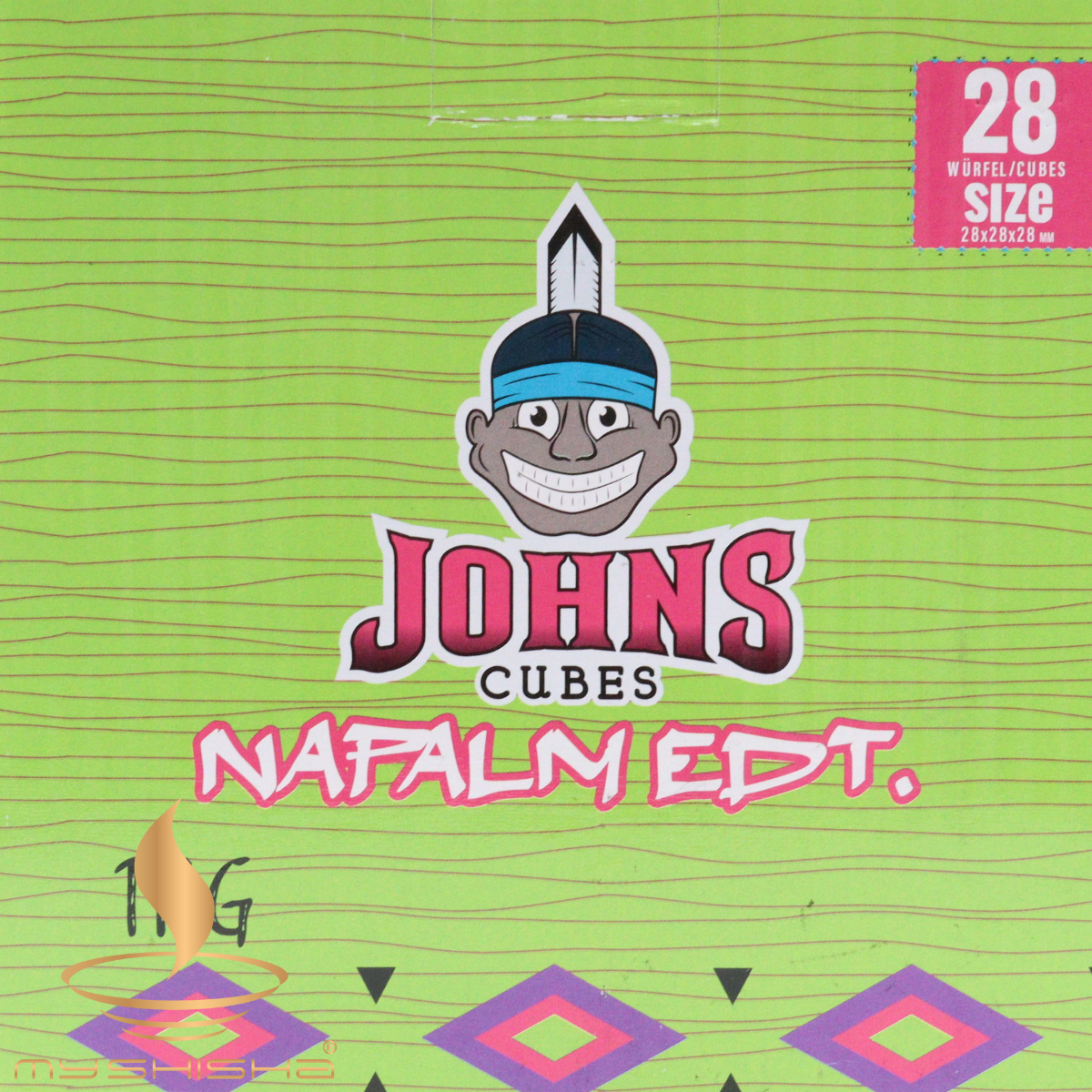 JOHNS CUBE 28ER NARGILE KÖMÖRÜ 1KG