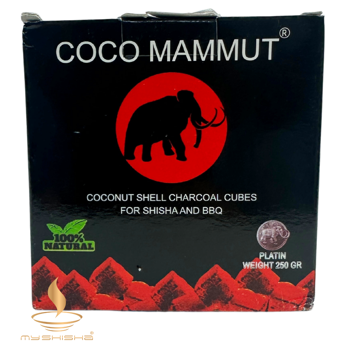 COCO MAMMUT 25MM NARGILE KÖMÜRÜ 250GR