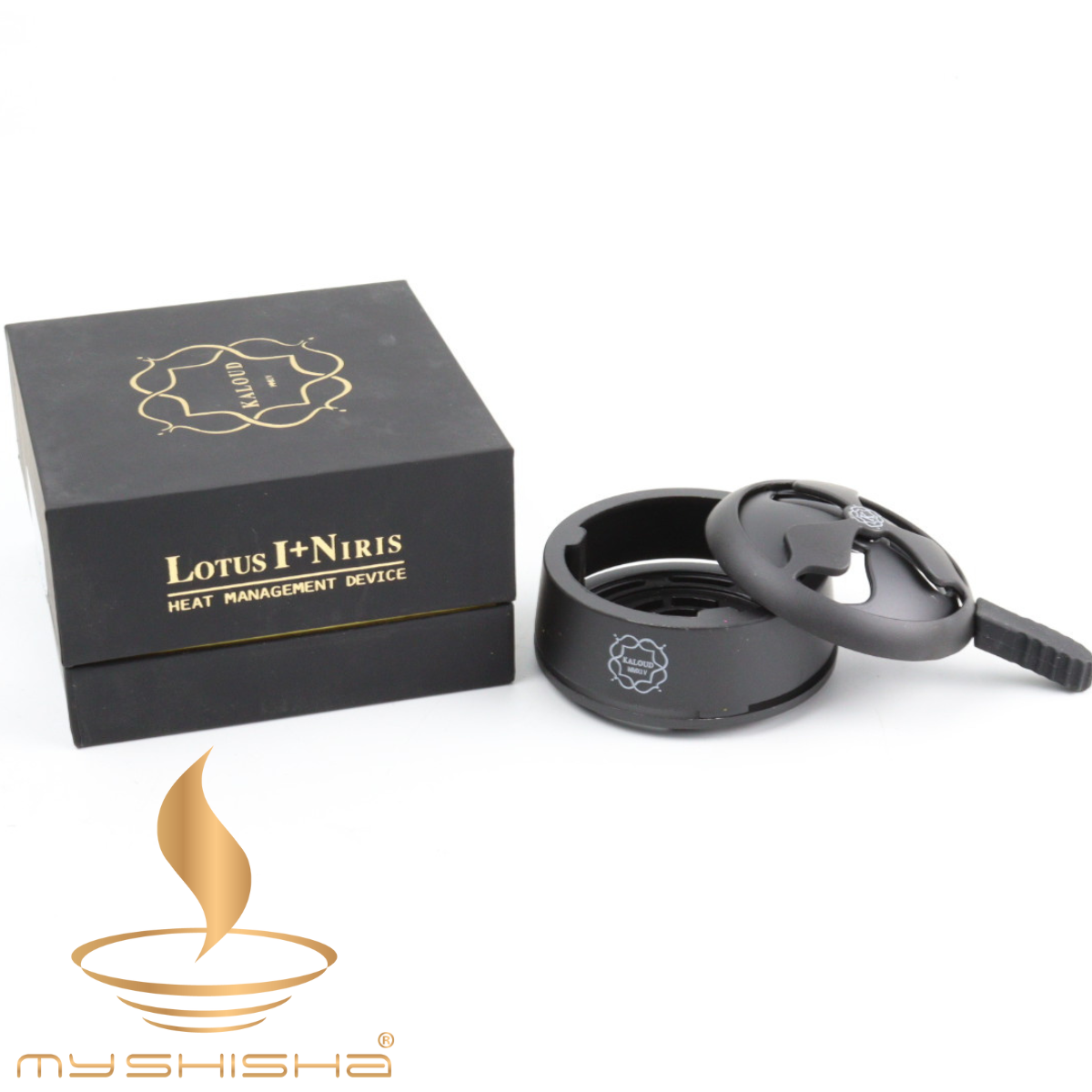 KALOUD LOTUS 1+ NIRIS "THE BLACK LOTUS" HMD ALU LOTUS KÖZLÜK NARGILE
