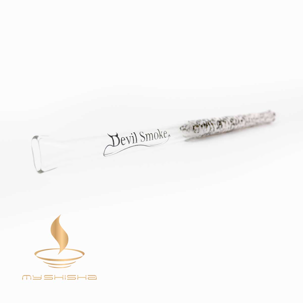 DEVIL SMOKE LEO REVOLUTION CAM AĞIZLIK SİYAH BEYAZ DÜZ