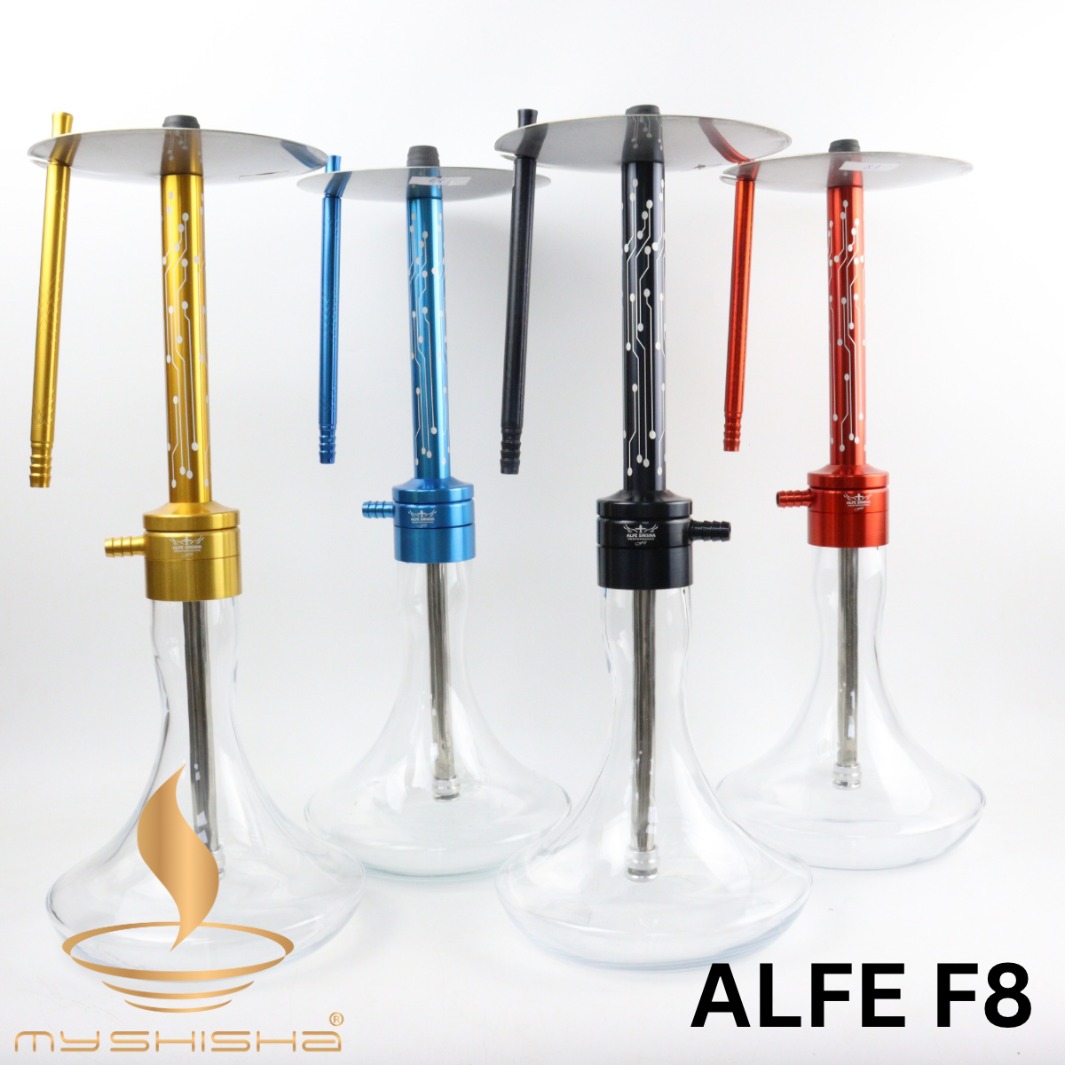 ALFE SHISHA NARGILE F8 MODEL ALÜMINYUM