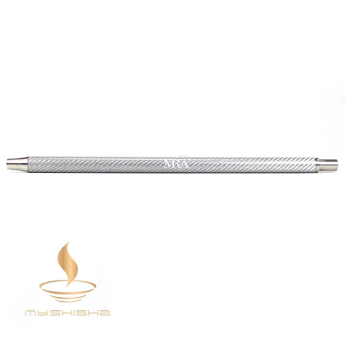 MIRA SHISHA KARBON AĞIZLIK GÜMÜŞ 39CM