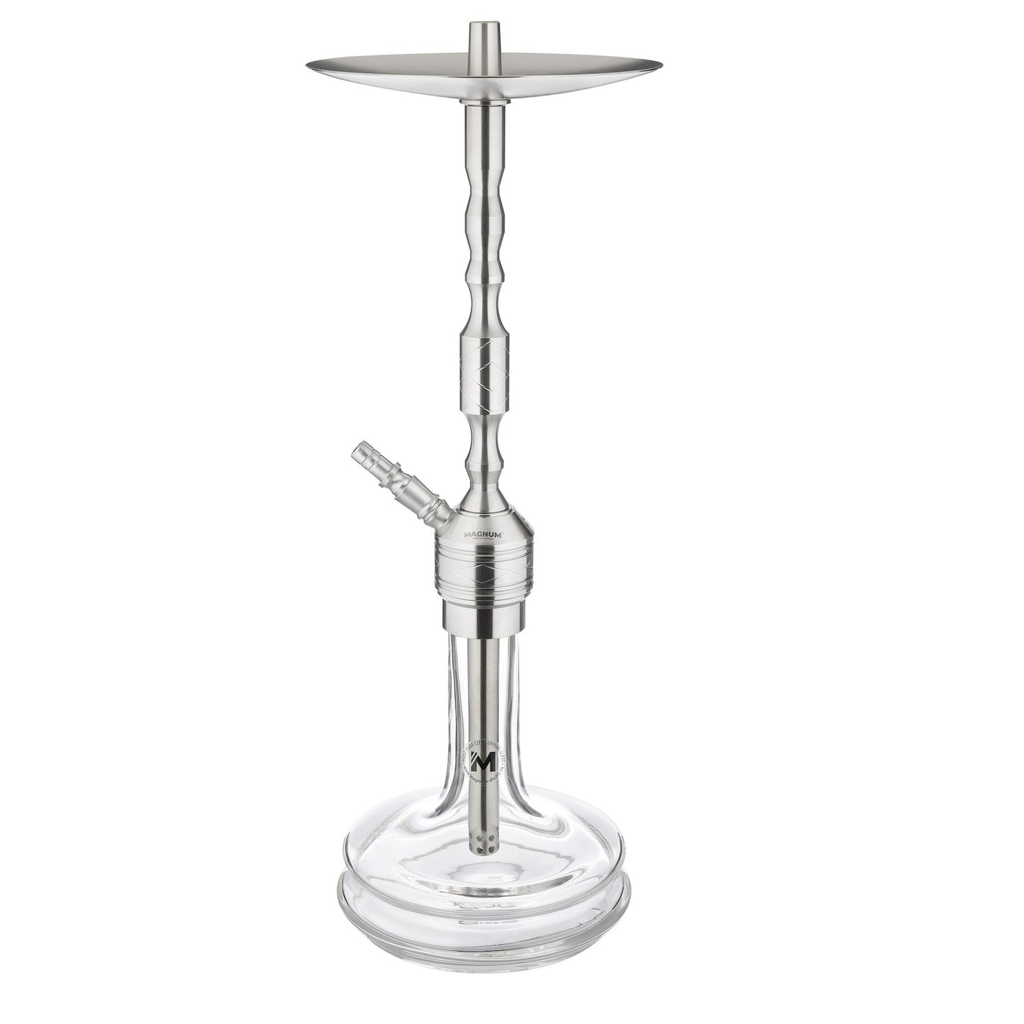 MAGNUM SHISHA PASLANMAZ NARGILE INDUSTRY REVOLUTION CLEAR 1