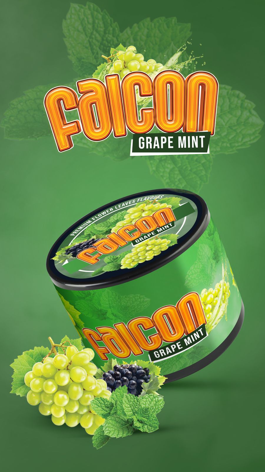 FALCON Grape Mınt 250GR HERBAL