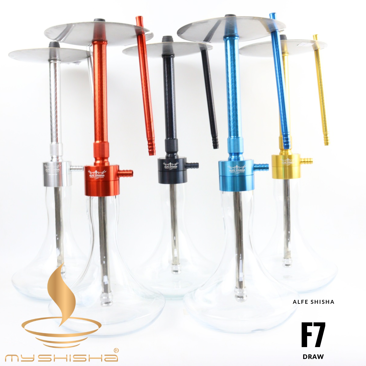 ALFE SHISHA NARGILE F7 MODEL ALÜMINYUM