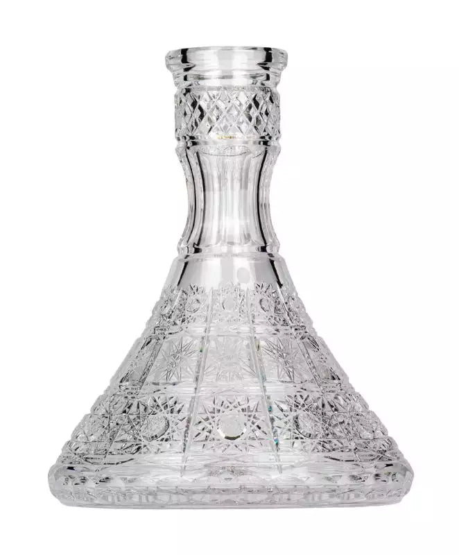 CAESAR CRYSTAL LARGE CONE - PK500 - ŞEFFAF NARGİLE CAMI