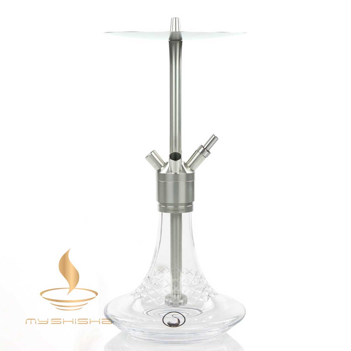 STEAMULATION NARGILE SHISHA CLASSIC PLATINUM CRYSTAL