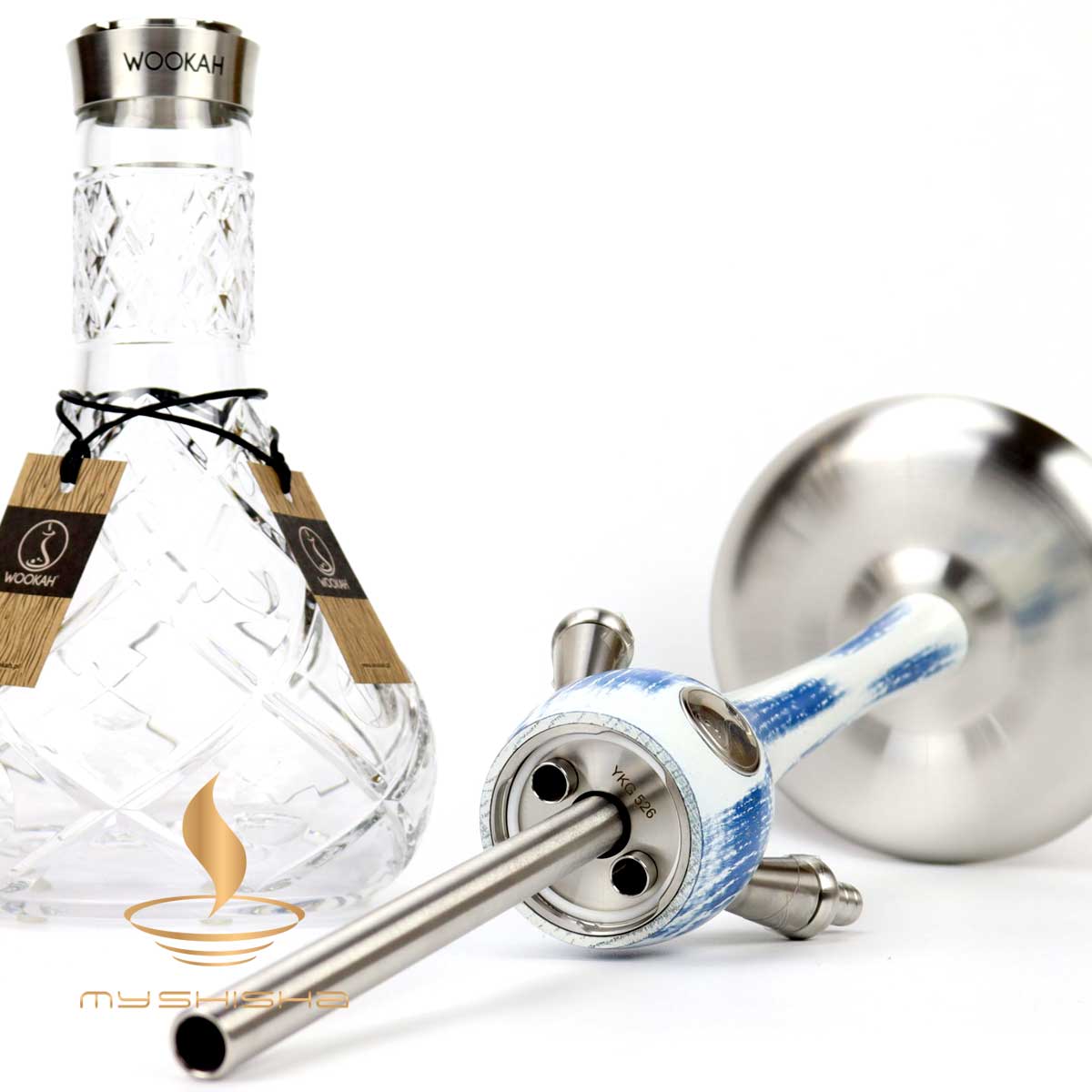 WOOKAH NARGILE MASTERCUT OLIVES ARCTIC BLUE