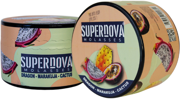 SUPERNOVA MOLASSES DRAGONFRUIT-MARAKUJA-CACTUS 200GR HERBAL