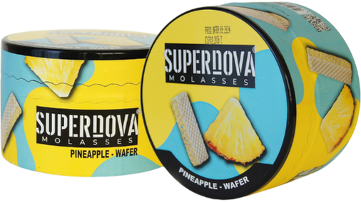 SUPERNOVA MOLASSES ANANAS-WAFFLE 200GR HERBAL