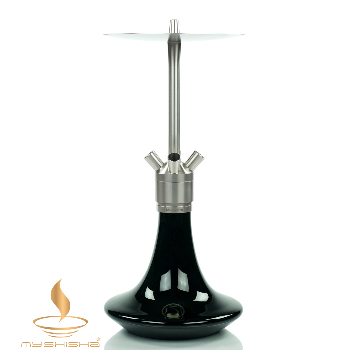 STEAMULATION NARGILE SHISHA CLASSIC PLATINUM BLACK