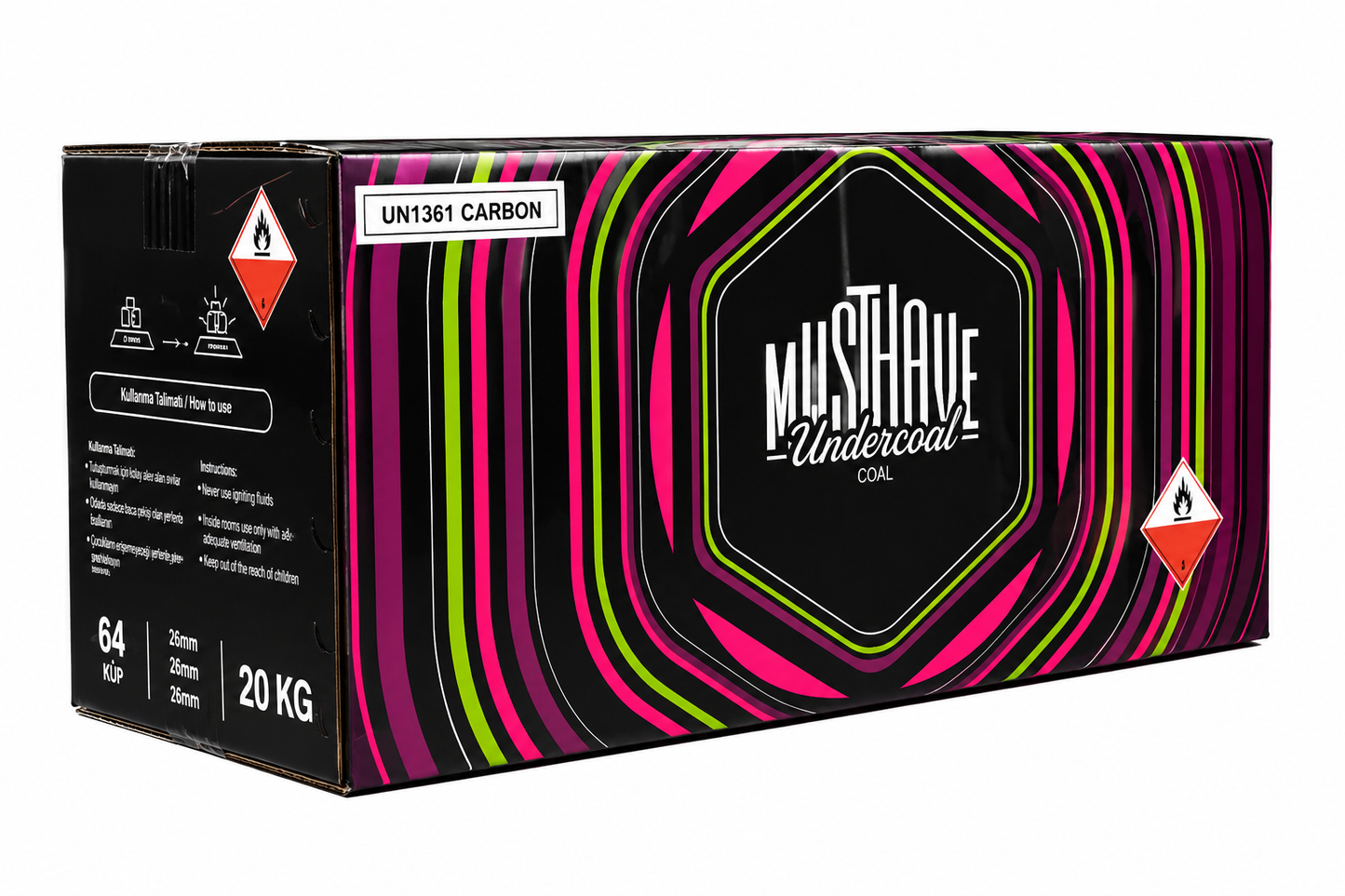 MUSTHAVE 26MM KÖMÖRÜ 20x1KG