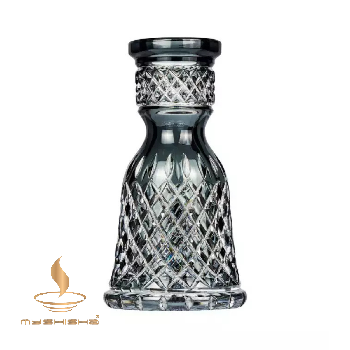 CAESAR CRYSTAL CROWN CUT GELENEKSEL KÜÇÜK BOY NARGİLE CAMI