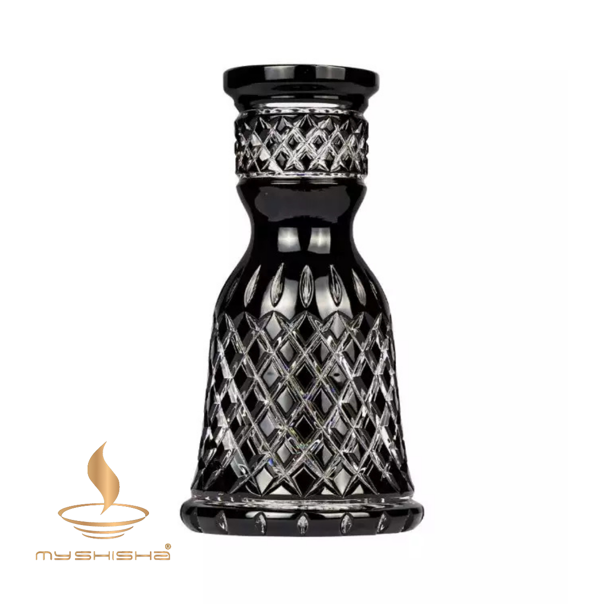 CAESAR CRYSTAL CROWN CUT GELENEKSEL KÜÇÜK BOY NARGİLE CAMI
