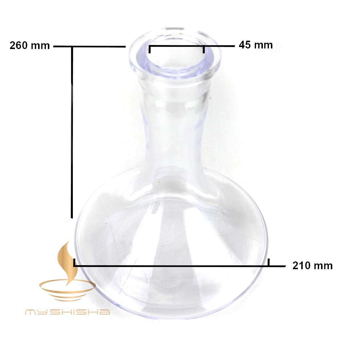 RUS modeli Geçmeli Nargile Şişesi SHISHA BOWL 26 CM