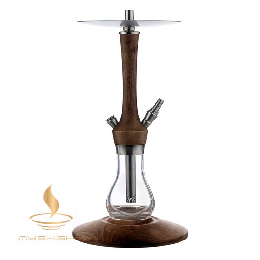 HUSTLA AHSAP PASLANMAZ NARGILE PINOKKIO DARK WALNUT KOYU CEVIZ
