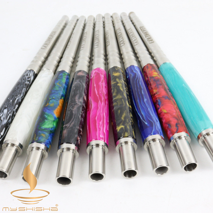 GOLDHOFER EPOKSİ PASLANMAZ NARGILE SHISHA MAVİ