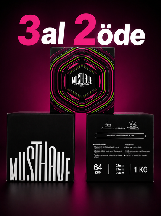 3AL 2ÖDE MUSTHAVE 26MM KÖMÖRÜ 3x 1kg