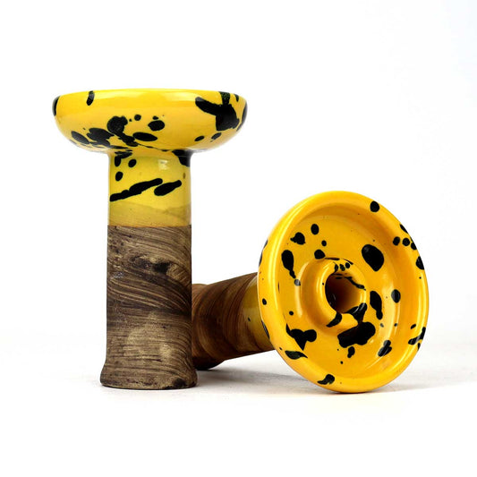 MIRA NARGILE LÜLESI LARGE SARI SIYAH PHUNNEL YELLOW BLACK