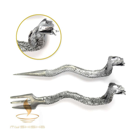 MY SHISHA SHISHABESTECK COBRA TABAKGABEL UND FOLIENSTECHER