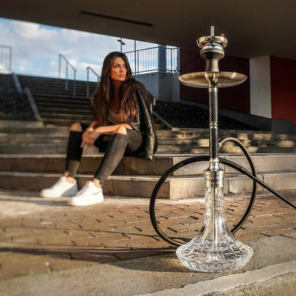 GOLDHOFER FUTURE 2 PASLANMAZ KARBON NARGİLE TAKIMI