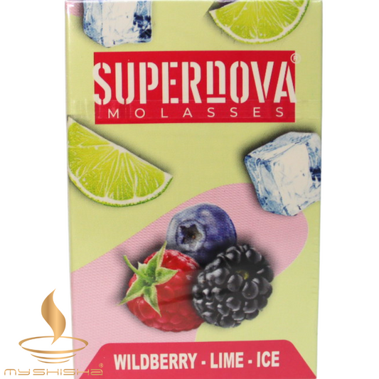 SUPERNOVA MOLASSES WILDBERRY-LIME-ICE 50GR HERBAL