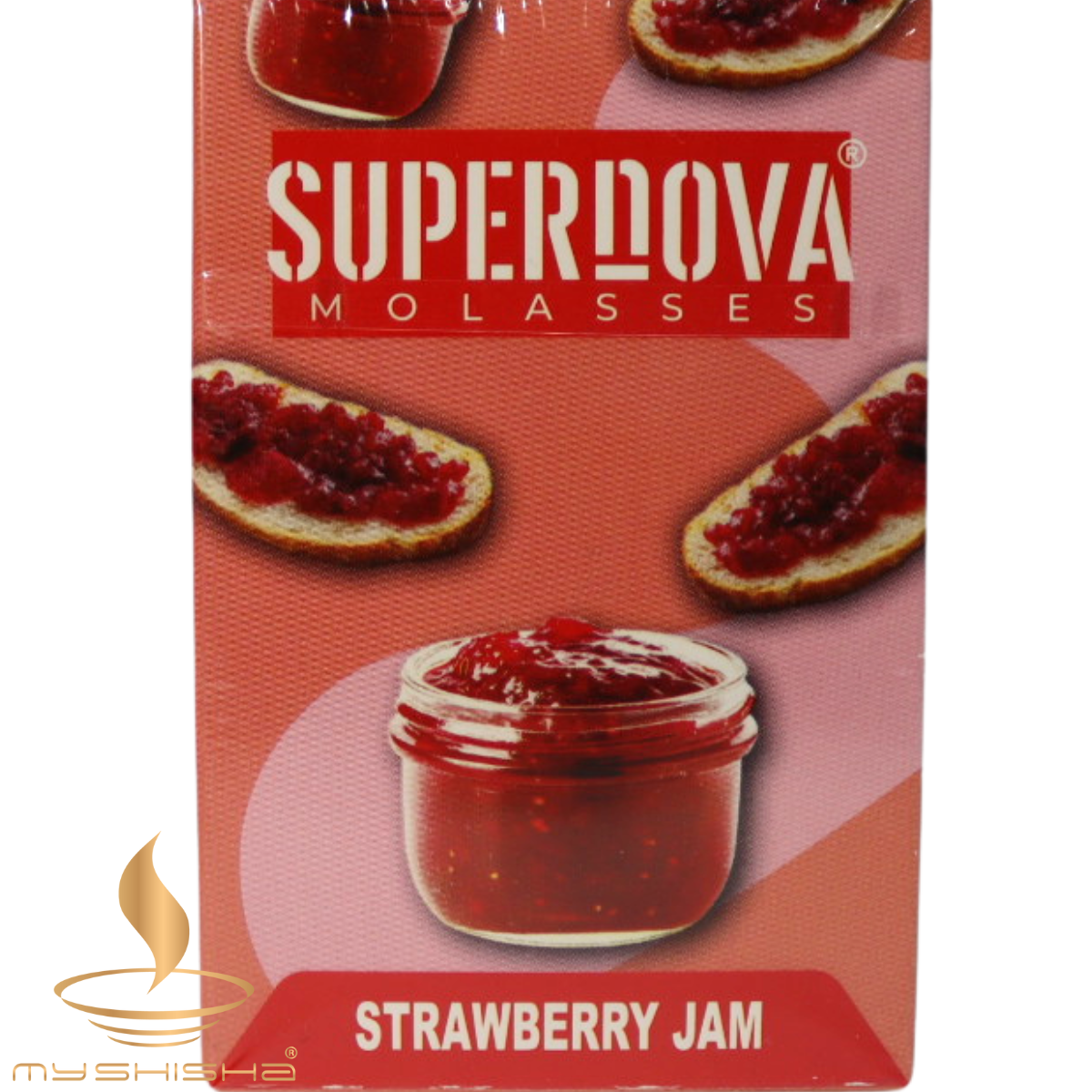 SUPERNOVA MOLASSES STRAWBERRY JAM 50GR HERBAL