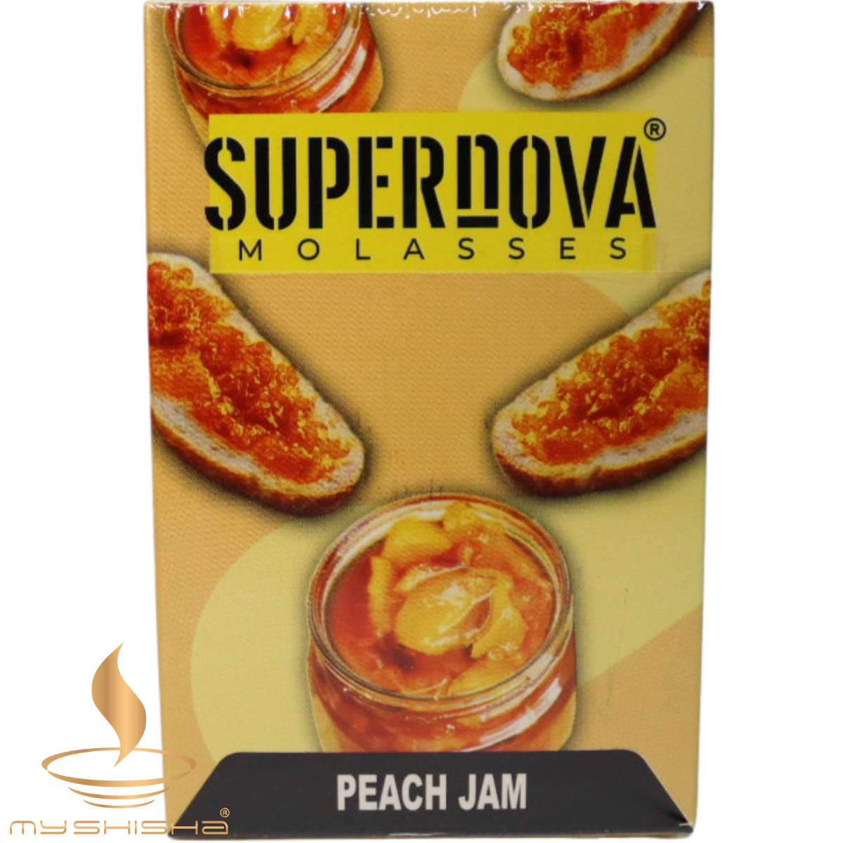 SUPERNOVA MOLASSES PEACH JAM 50GR HERBAL
