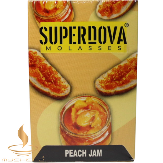 SUPERNOVA MOLASSES PEACH JAM 50GR HERBAL