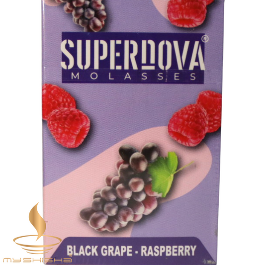 SUPERNOVA MOLASSES BLACK GRAPE-RASPBERRY 50GR HERBAL