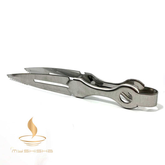 MY SHISHA KÖMÜR MAŞASI PASLANMAZ ÇELİK 22CM