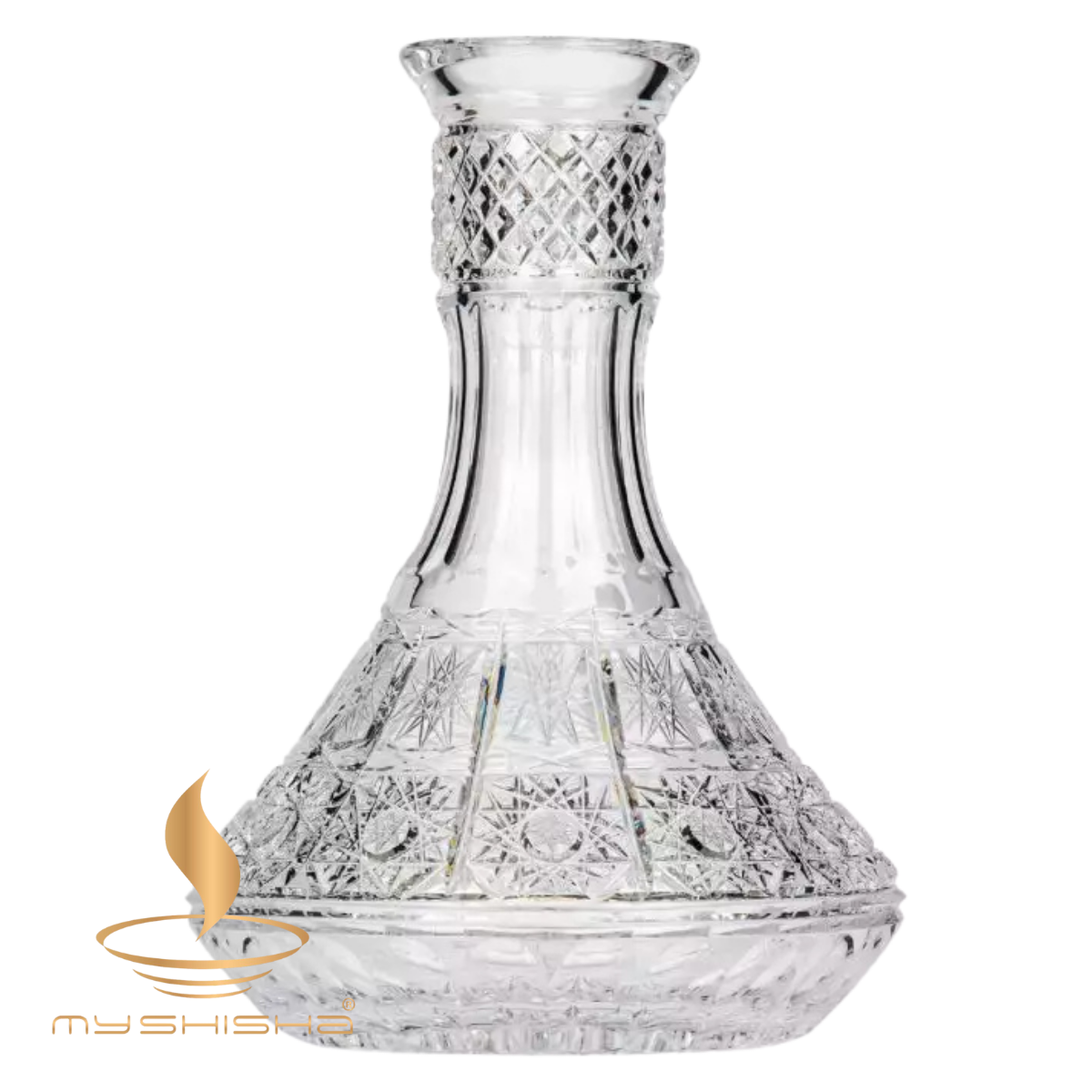 CAESAR CRYSTAL LARGE TRUNK - PK500 - ŞEFFAF NARGİLE CAMI