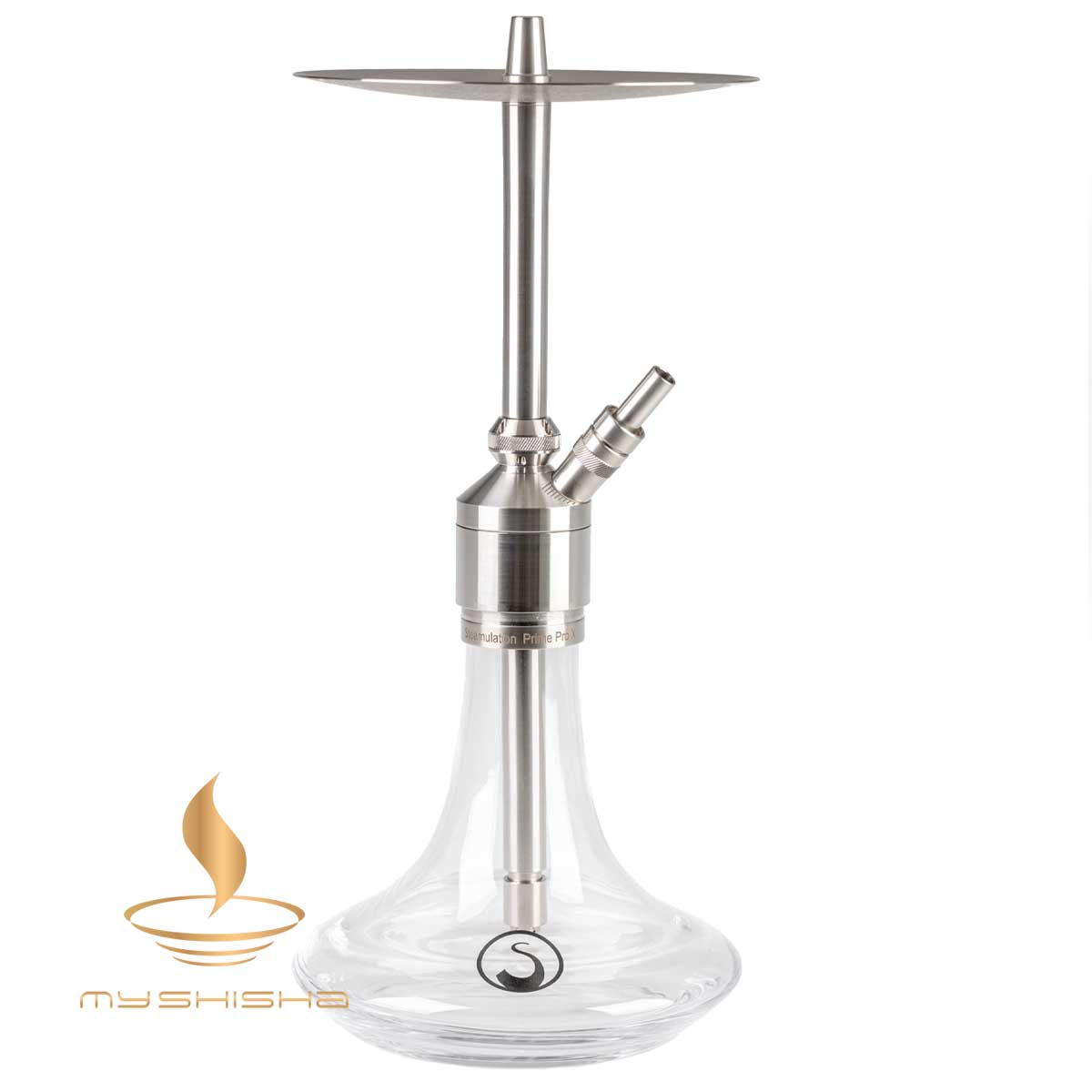 STEAMULATION NARGILE SHISHA PRIME PRO X GÜMÜS CLEAR